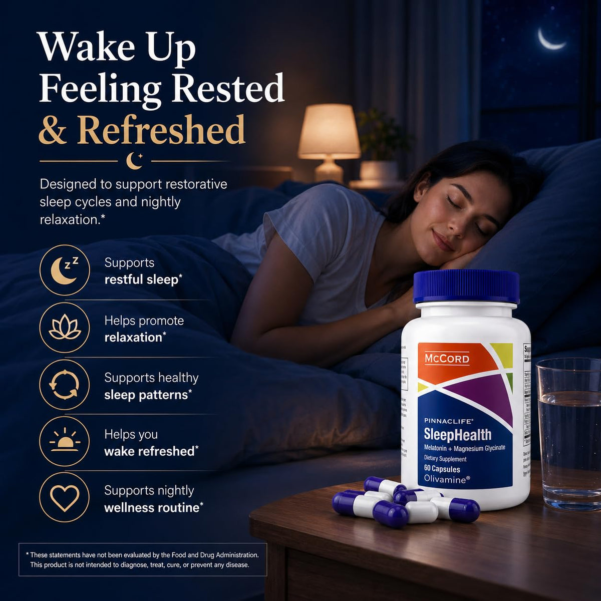 Pinnaclife McCord SleepHealth Supplement for Sleep - 60 Capsules - image 5