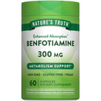 Nature's Truth Benfotiamine 300mg - 60 Capsules