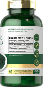 Carlyle Chlorella Tablets Organic 500 mg - 1000 Count - image 2