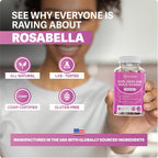 Rosabella® Hair Growth Vitamin Gummies [60 Gummies] Biotin for Faster