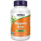 NOW Foods Slippery Elm 400mg Capsules - 100 Count (Pack of 2)