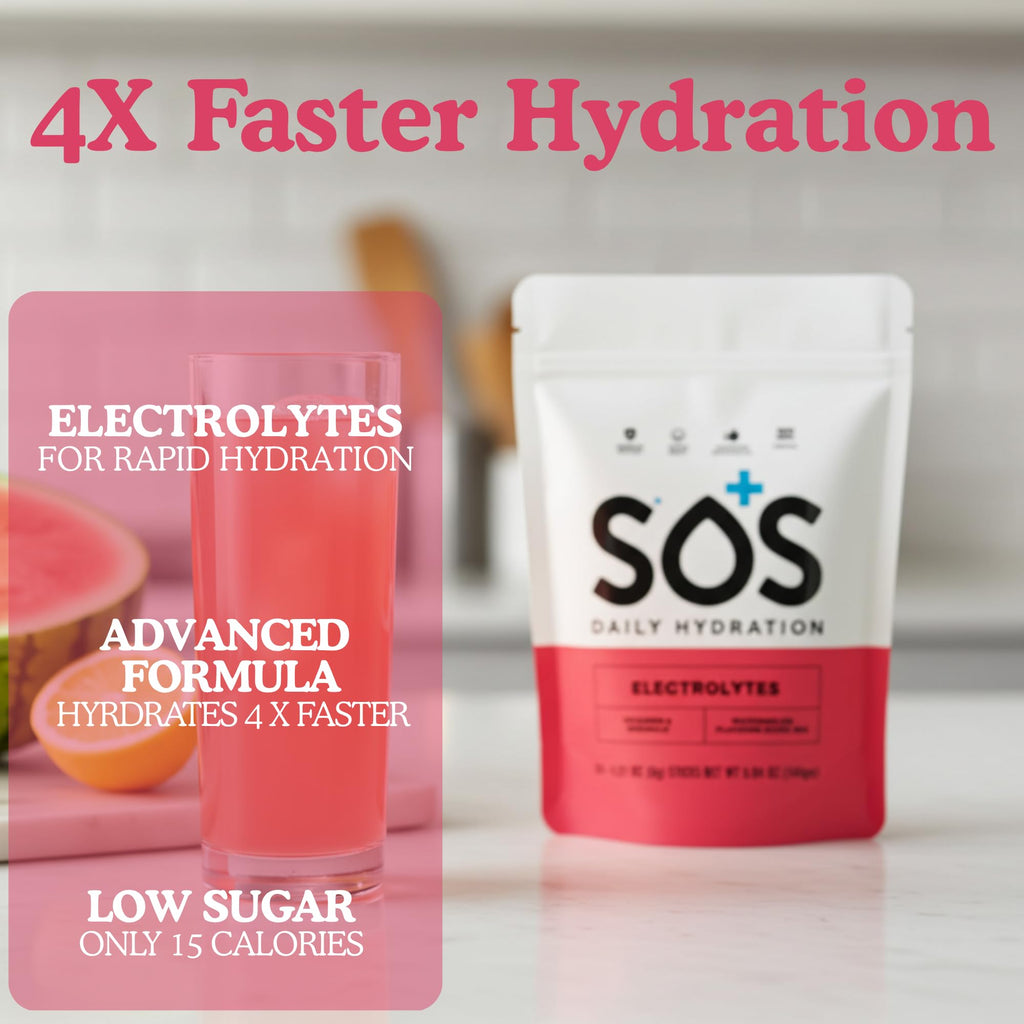 SOS Hydration Electrolyte Powder Sticks