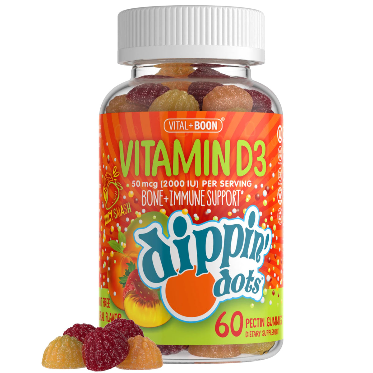 Vital+Boon Vitamin D3 Gummies