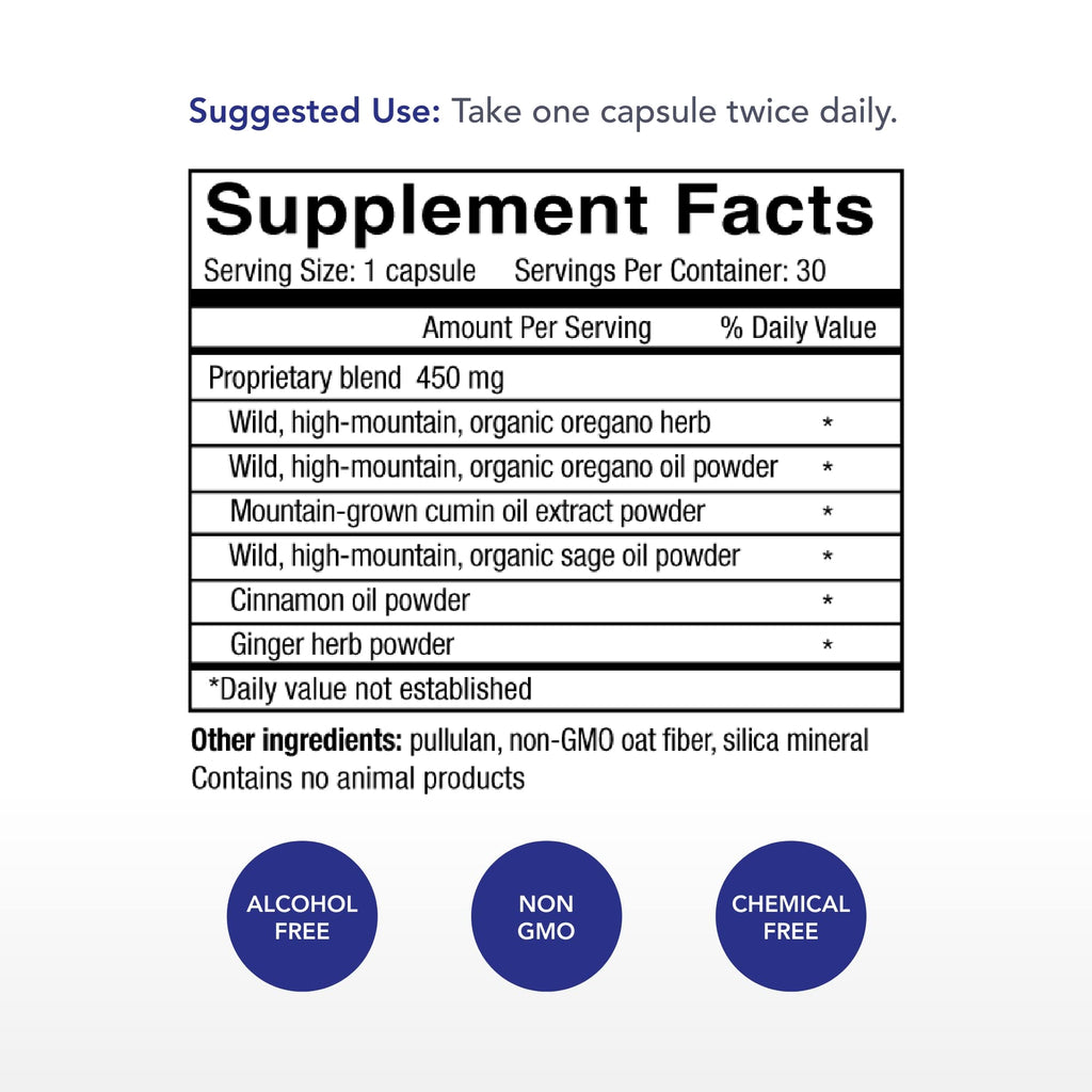Physician's Strength Oregacillin - Multiple Spice Extract