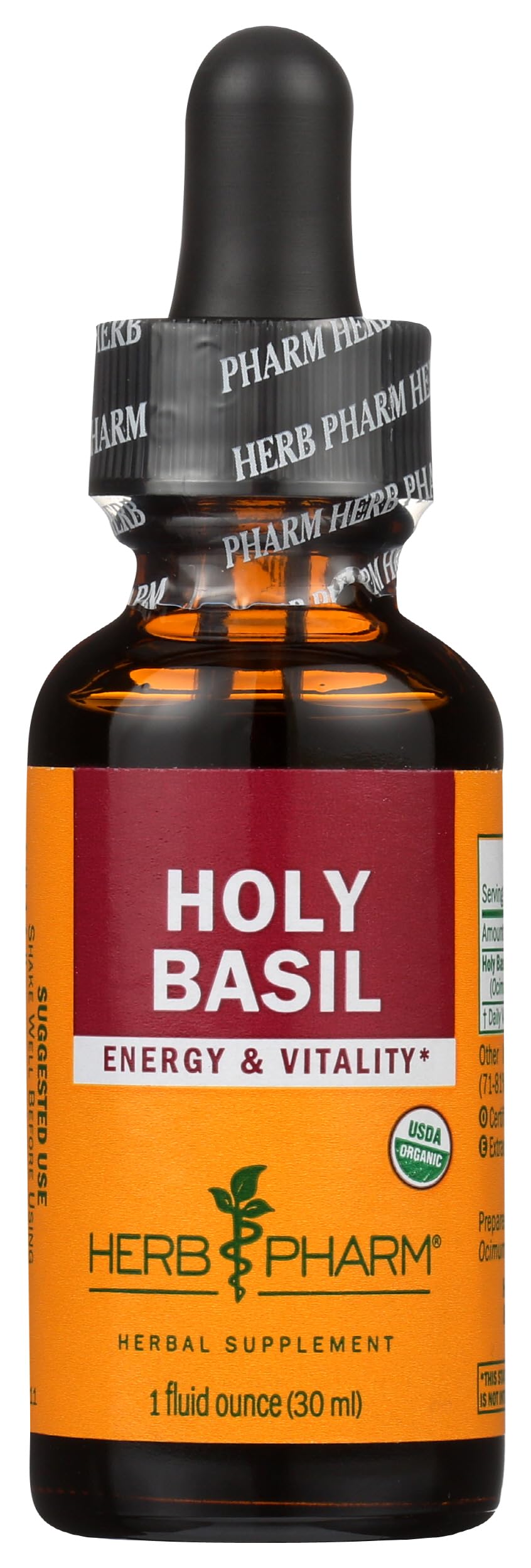 Herb Pharm Holy Basil Extract for Energy and Vitality - 1 Fl Oz - image 4