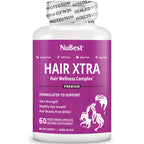 NuBest Hair Xtra - Hair Growth Vitamin for Faster Hair Growth - 60