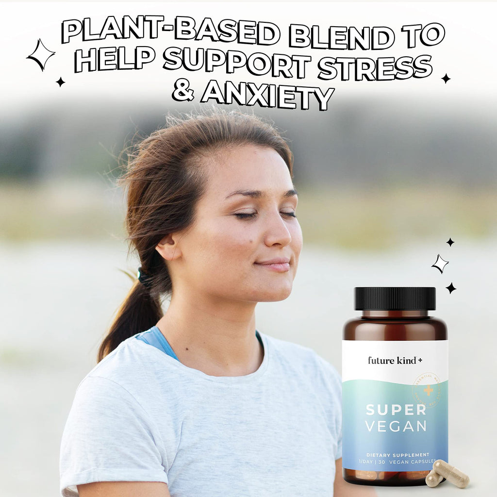 Future Kind Vegan Mood & Energy Support Formula - 60 Capsules - image 2