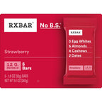 RXBAR Protein Bars, 12g Protein, Gluten Free Snacks, Strawberry, 22oz
