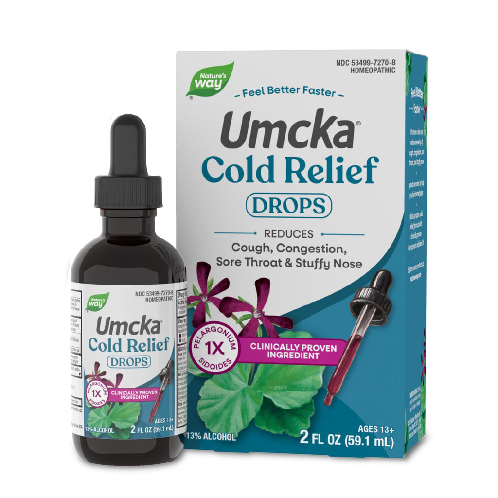 Nature's Way Umcka Cold Relief Drops Homeopathic - 2 Fl Oz