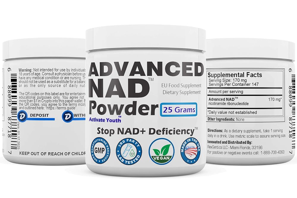 REVGENETICS Advanced NAD Powder - 147 Servings - image 3