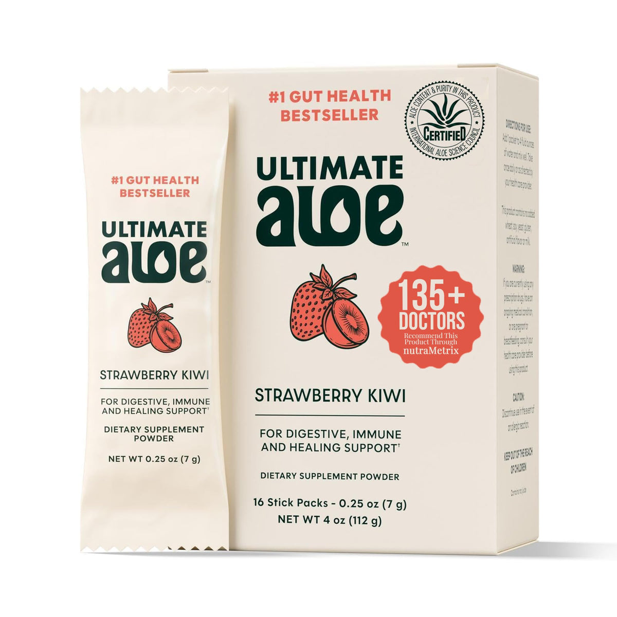 Ultimate Aloe Powder Digestive Drink Mix - 16 Packets