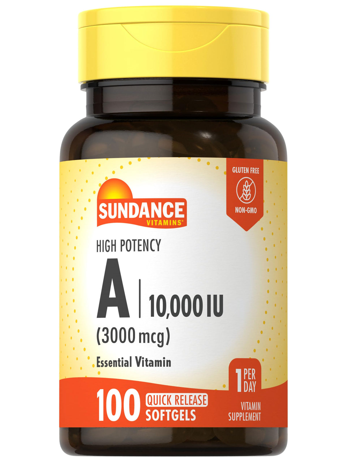 Sundance Vitamin A 10000 IU Softgels - 100 Count