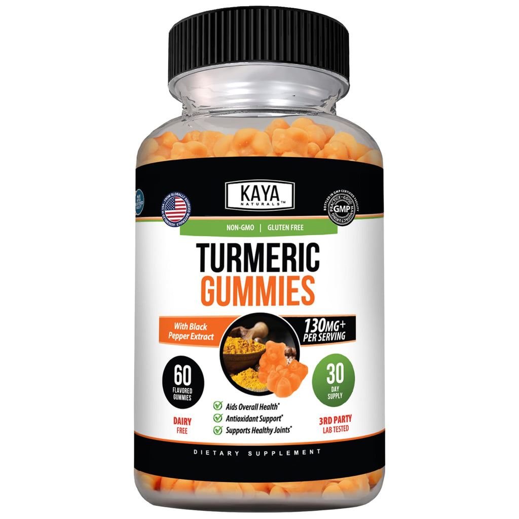 Kaya Naturals Turmeric Supplements Gummies