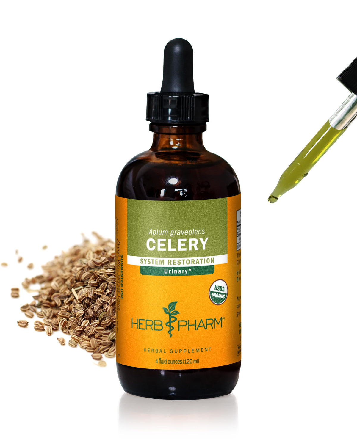 Herb Pharm Celery Seed Liquid Extract for Urinary System Support - 4 Fl Oz