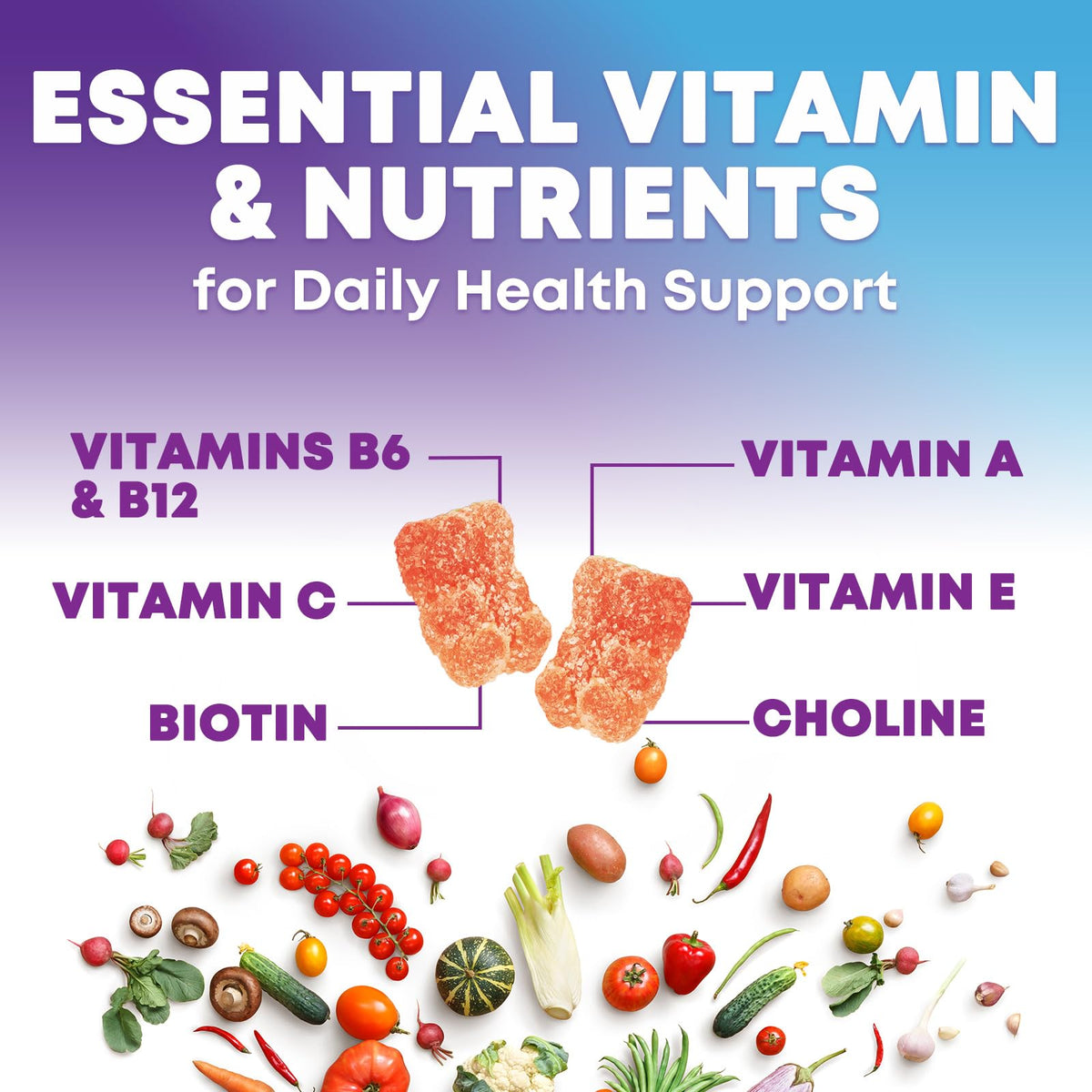 Nature's Choice Multivitamin Gummies 14-in-1 Formula - 120 Gummies - image 5