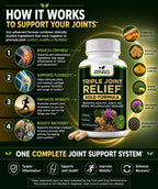 Green Valley Naturals Triple Joint Relief Gold - 120 Capsules - image 6
