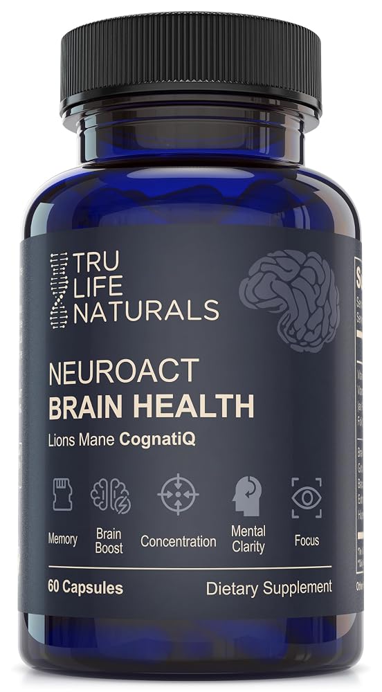 TRULIFE NATURALS NEUROACT Brain Health Capsules - 60 Count
