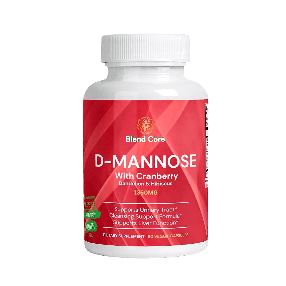 Blend Core D-Mannose with Cranberry & Dandelion - 60 Veggie Capsules
