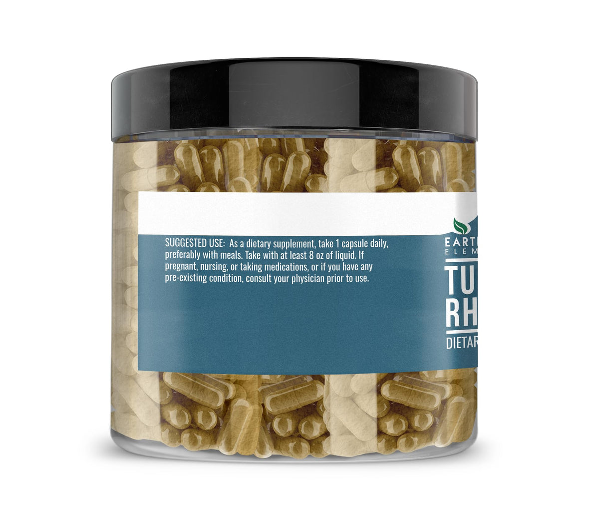 Earthborn Elements Turkey Rhubarb Extract - 200 Capsules - image 3