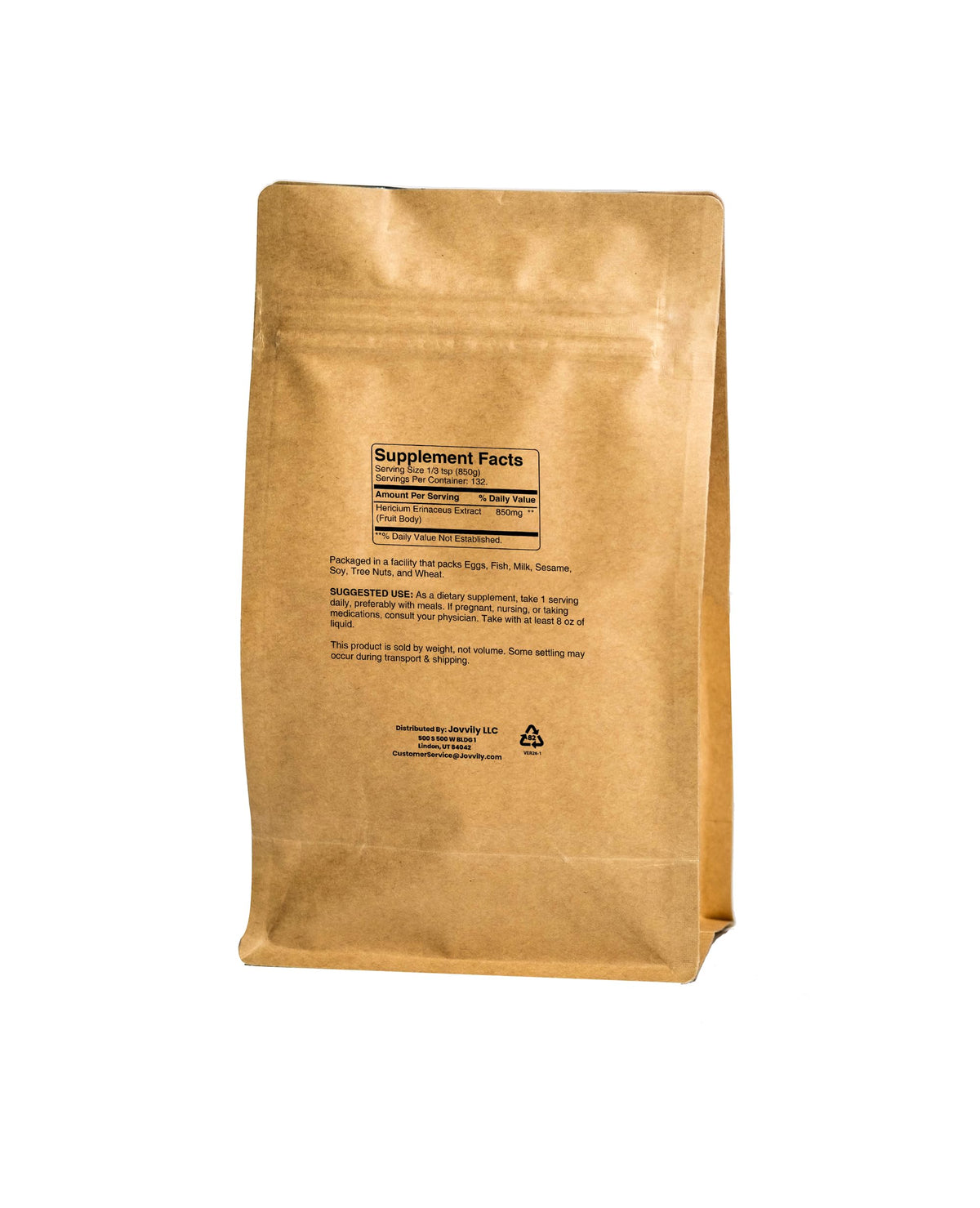 Jovvily Lion's Mane Hericium Erinaceus Extract Powder - 4 Oz - image 2