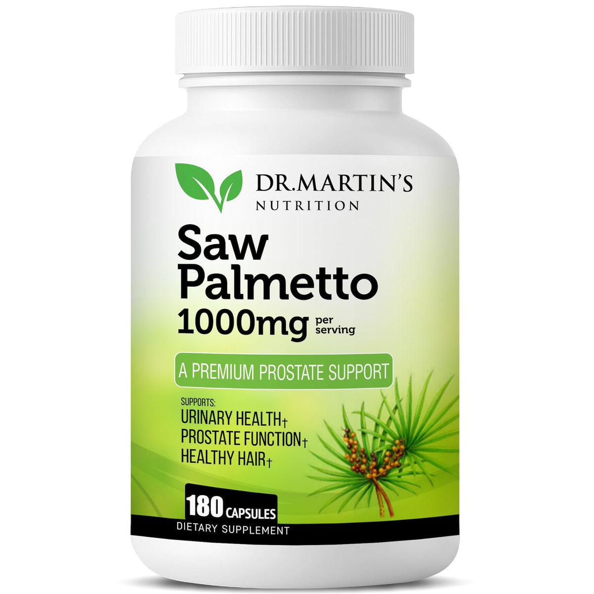 DR. MARTIN'S NUTRITION Saw Palmetto 1000mg - 180 Capsules