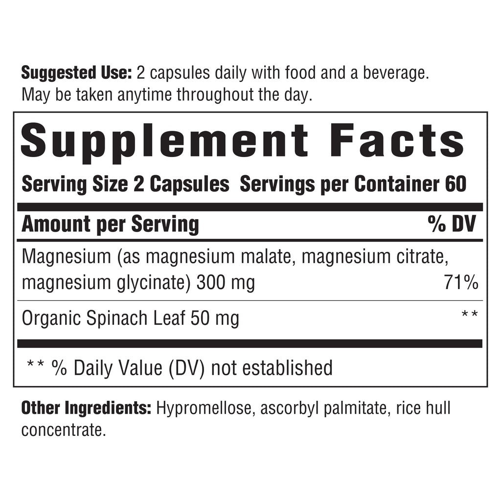 INNATE Response Formulas Magnesium Complex 300mg - 120 Capsules - image 2