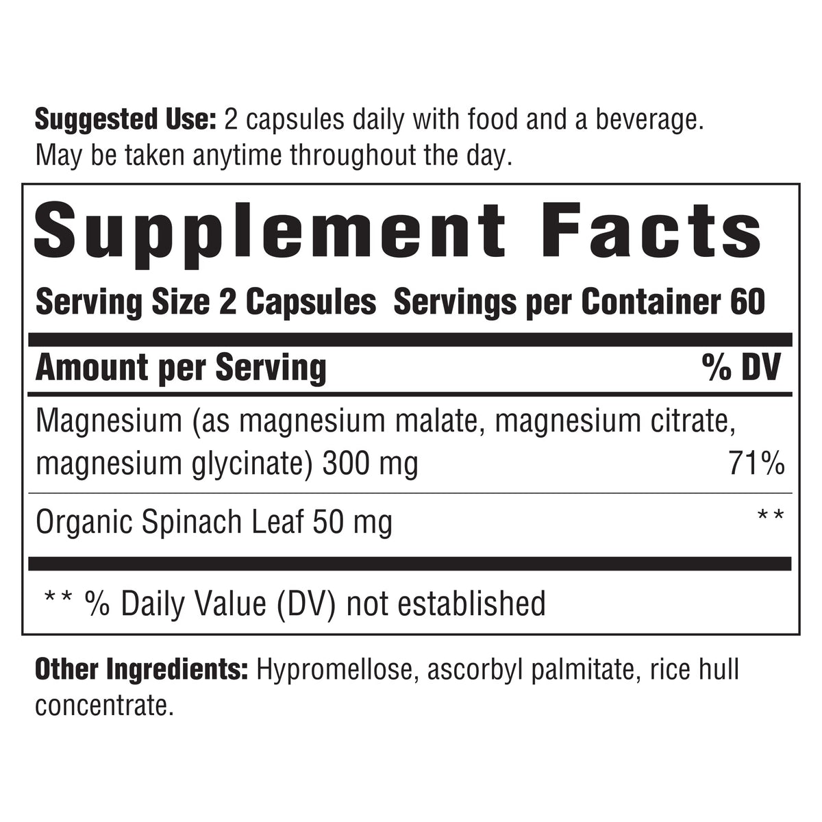 INNATE Response Formulas Magnesium Complex 300mg - 120 Capsules - image 2