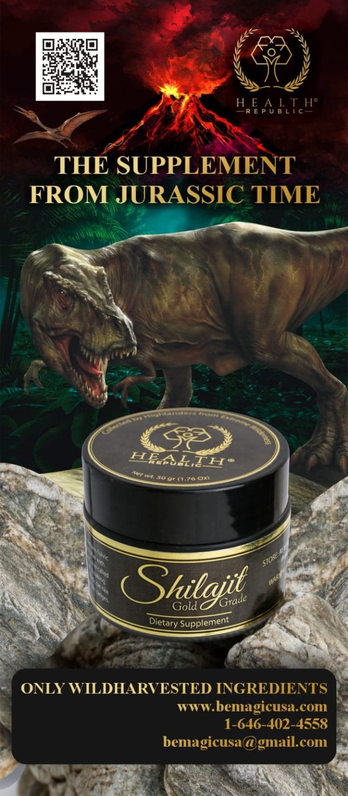 Health Republic Pure Mongolian Desert Shilajit Resin - 50 Grams - image 4