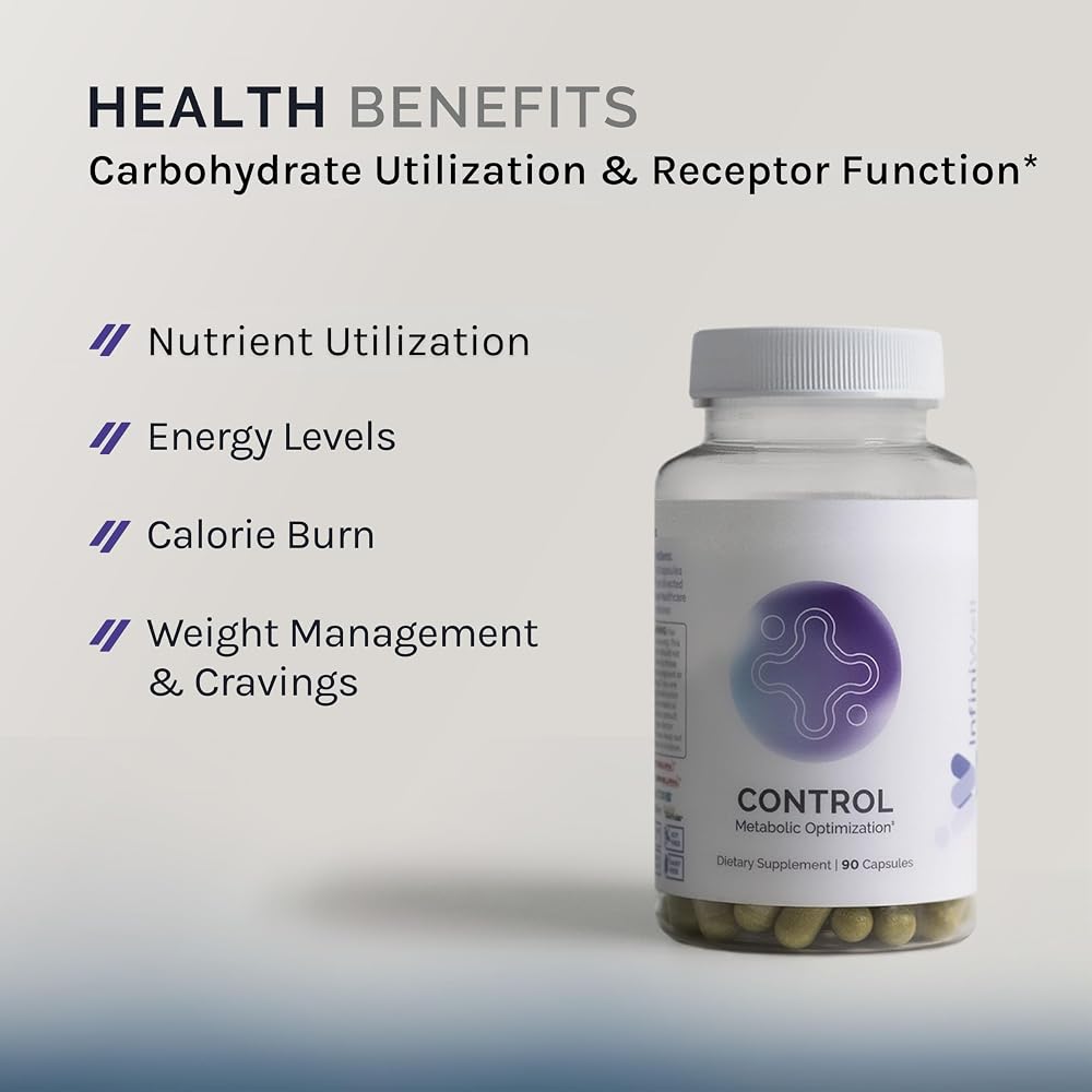 InfiniWell Control Metabolic Health & Energy Support - 90 Capsules - image 2