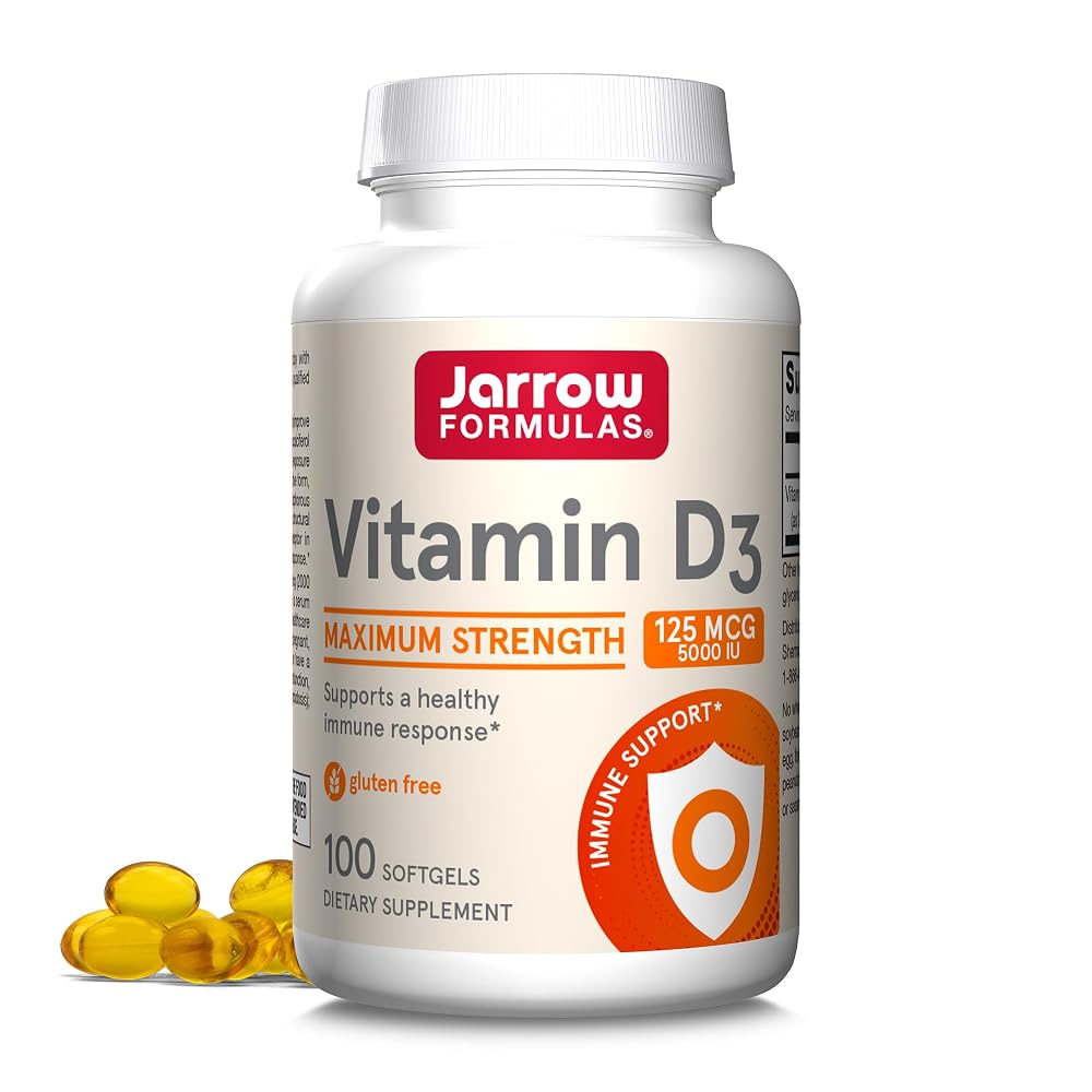 Jarrow Formulas Ubiquinol 100mg & Vitamin D3 Bundle - 220 Softgels - image 5