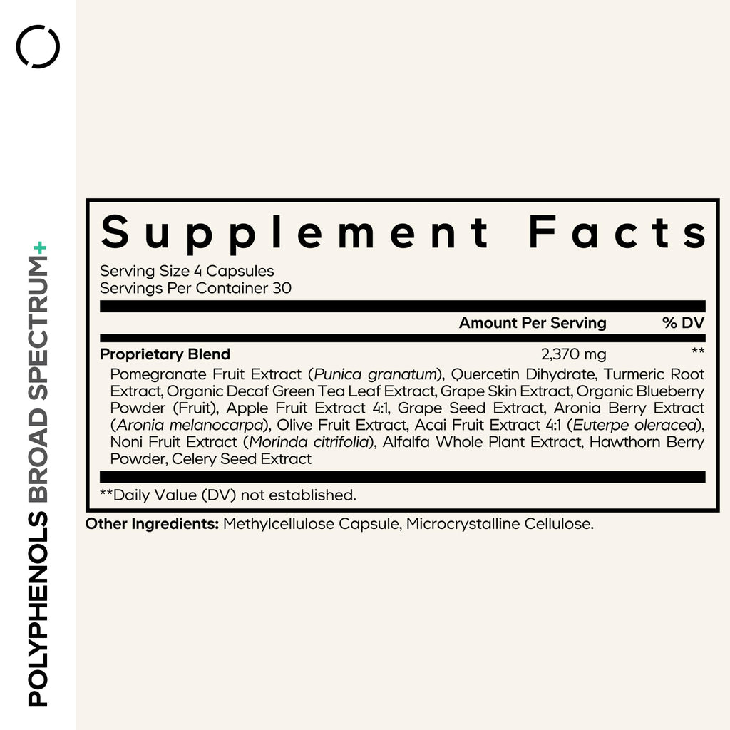 Codeage Polyphenols Quercetin Resveratrol - 120 Capsules - image 5