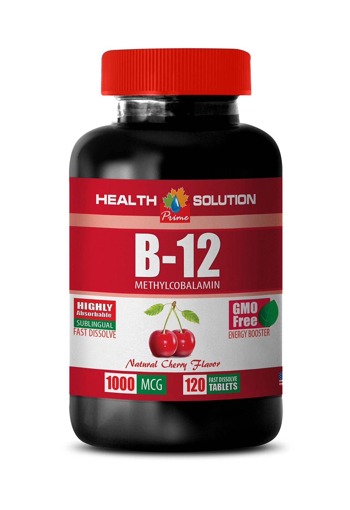 Health Solution Prime B12 Methylcobalamin 1000mcg Energy - 120 Tablets