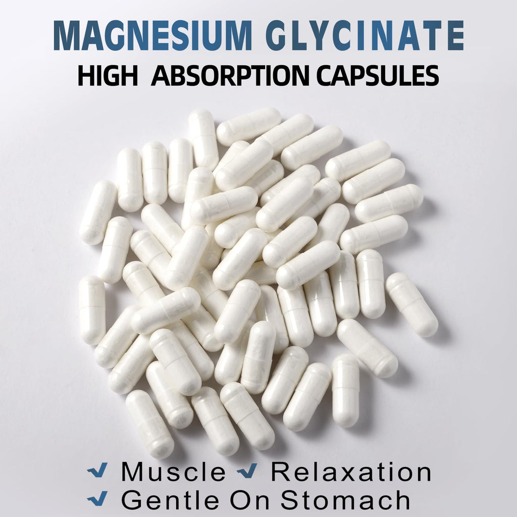 Allcoovita Magnesium Glycinate 400 MG - 90 Vegetarian Capsules - image 6