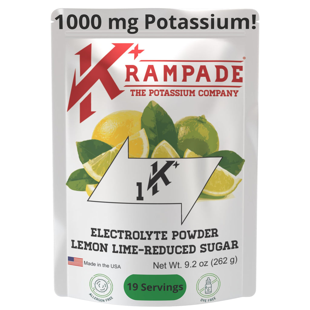 Krampade High Potassium Electrolytes Powder Lemon Lime - 19 Servings - image 8