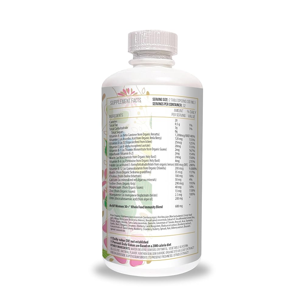 ACTIF Liquid Daily Multivitamin for Women Age 30+ - 32 Fl Oz - image 3