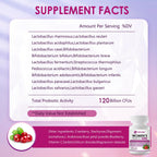 OMOGS Women's Probiotic with Cranberry Extract - 120 Tablets - image 2