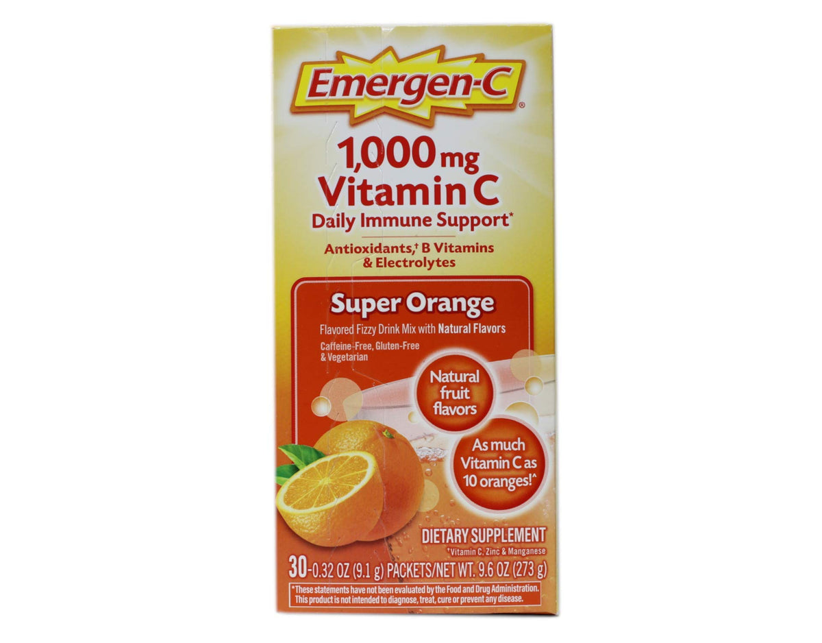 Emergen-C Vitamin C 1000 mg Super Orange - 90 Packets - image 6