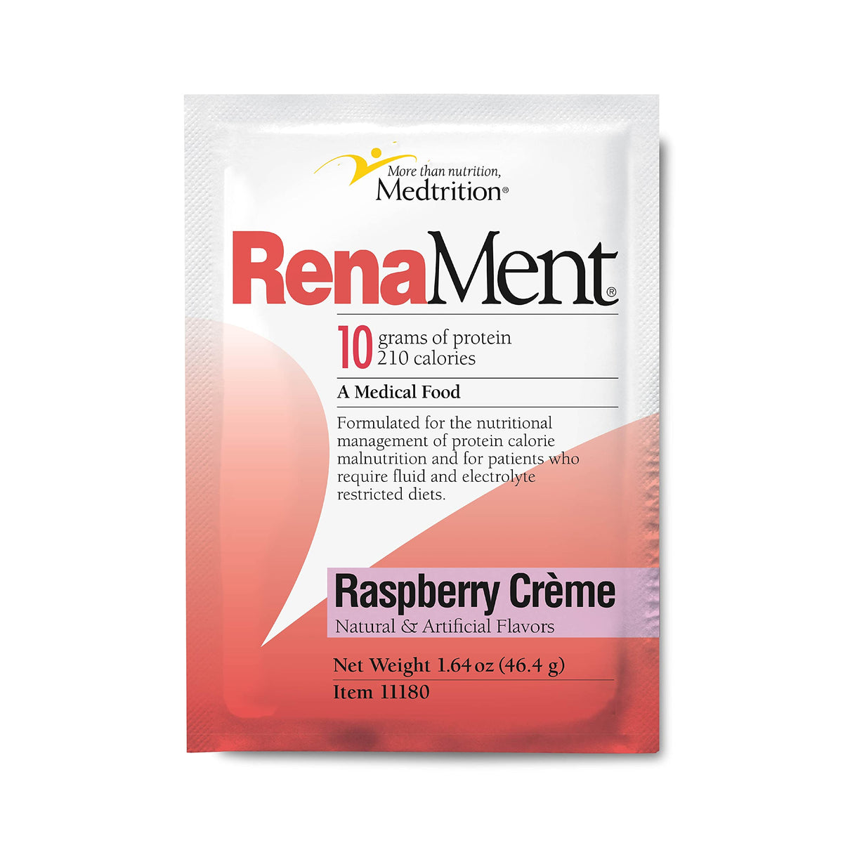 Medtrition Renament Raspberry Crème Protein Powder - 60 Packets
