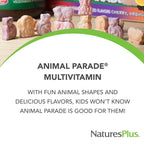 NaturesPlus Animal Parade Children's Chewable Multivitamin - 90 Tablets - image 3