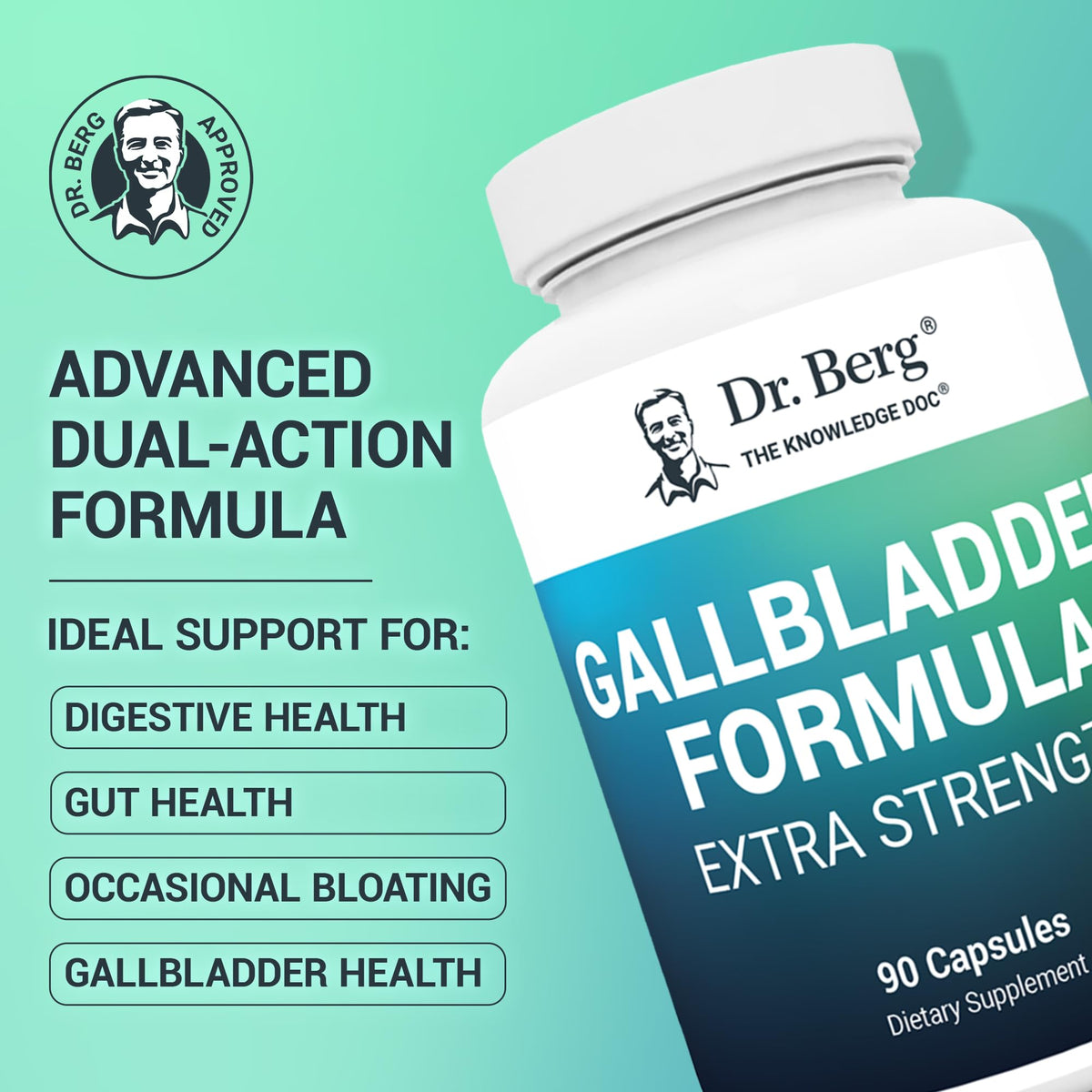 Dr. Berg Gallbladder Formula Extra Strength - 90 Vegetable Capsules - image 2
