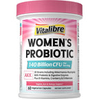 Vitalibre Women's Probiotic Plus 140 Billion CFU - 60 Capsules