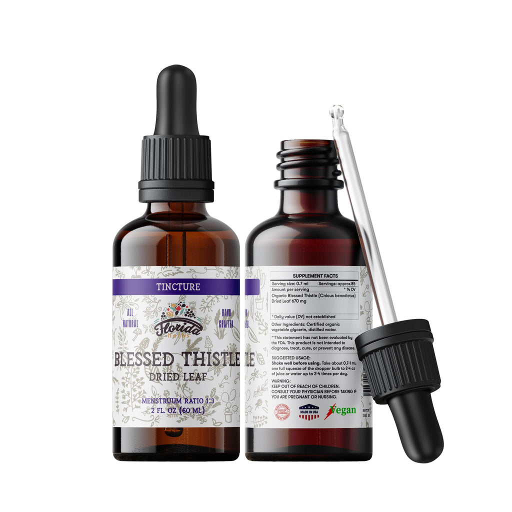 Florida Herbs Blessed Thistle Organic Extract - 2 oz