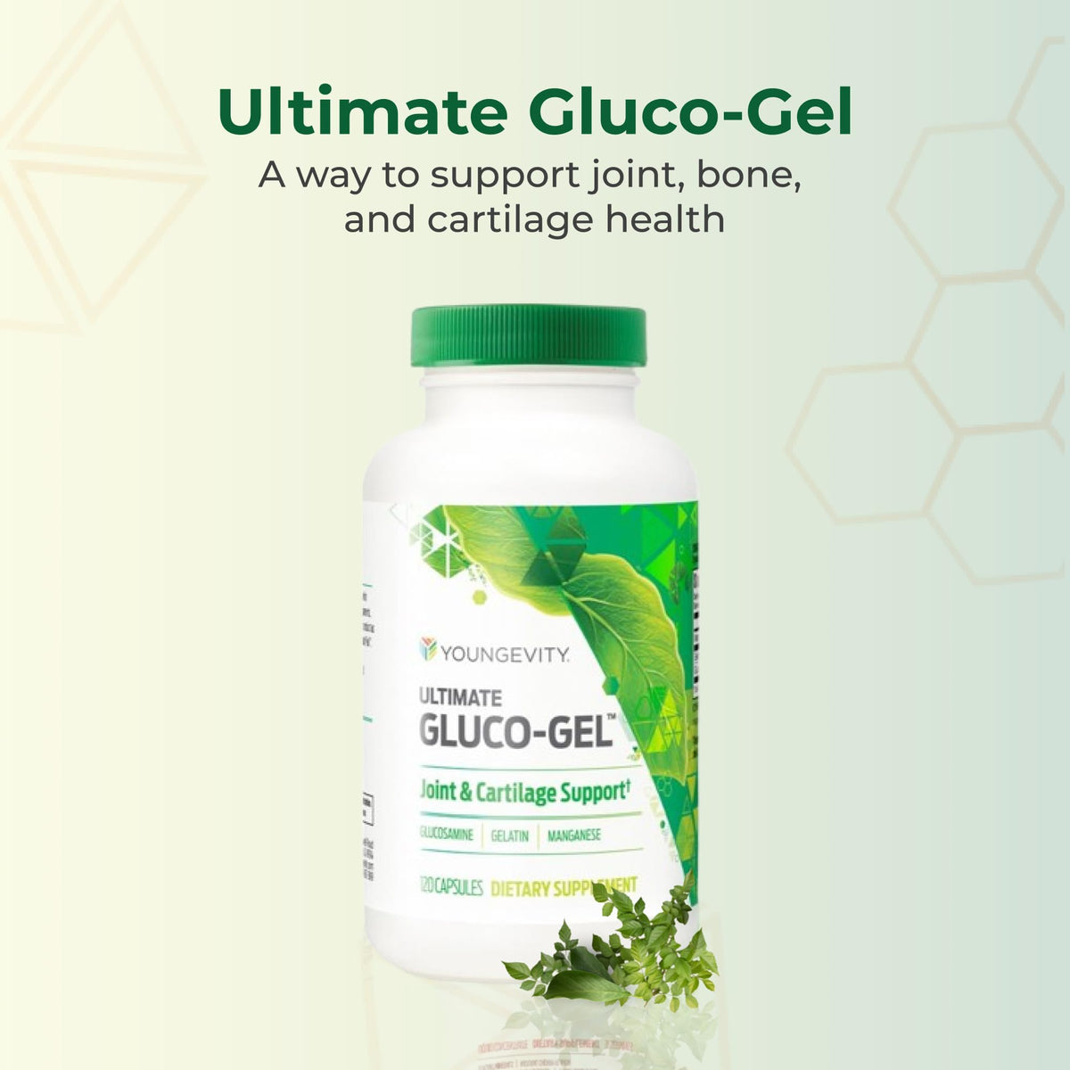 Youngevity Ultimate Gluco-Gel Glucosamine Bone Support - 120 Capsules - image 2