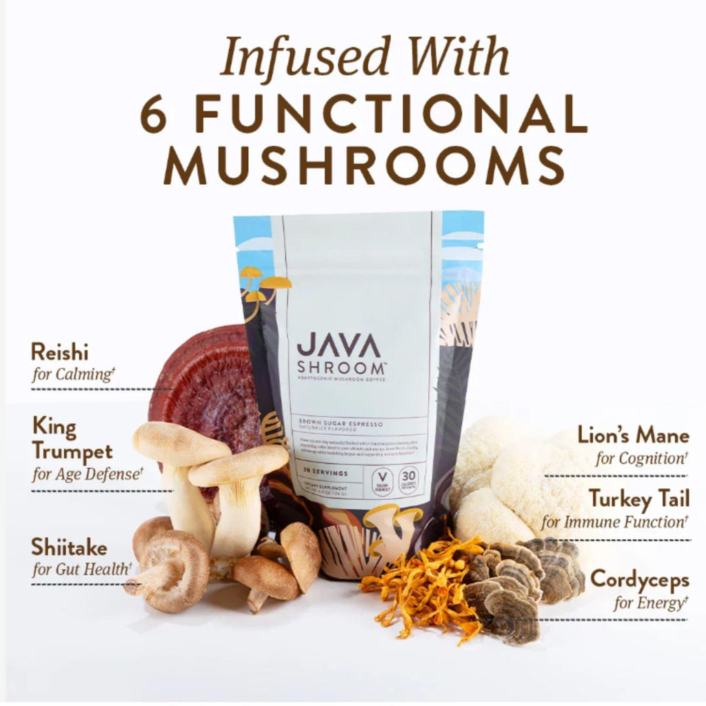 InnoSupps Java Shroom Adaptogenic Mushroom Coffee Powder - 20 Servings - image 2