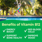 VitaWorks Chewable Vitamin B12 for Kids 1000 mcg - 120 Count - image 3