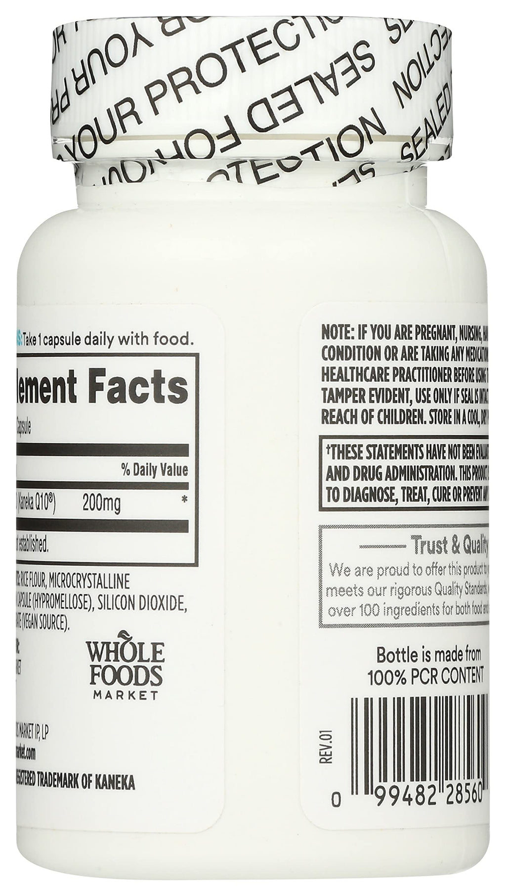 365 by Whole Foods Market CoQ10 200mg - 60 Vegan Capsules - image 3