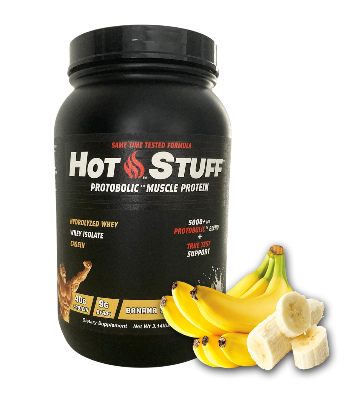 Hot Stuff Nutritional Testosterone Potentiator Powder Banana - 3.14 lbs
