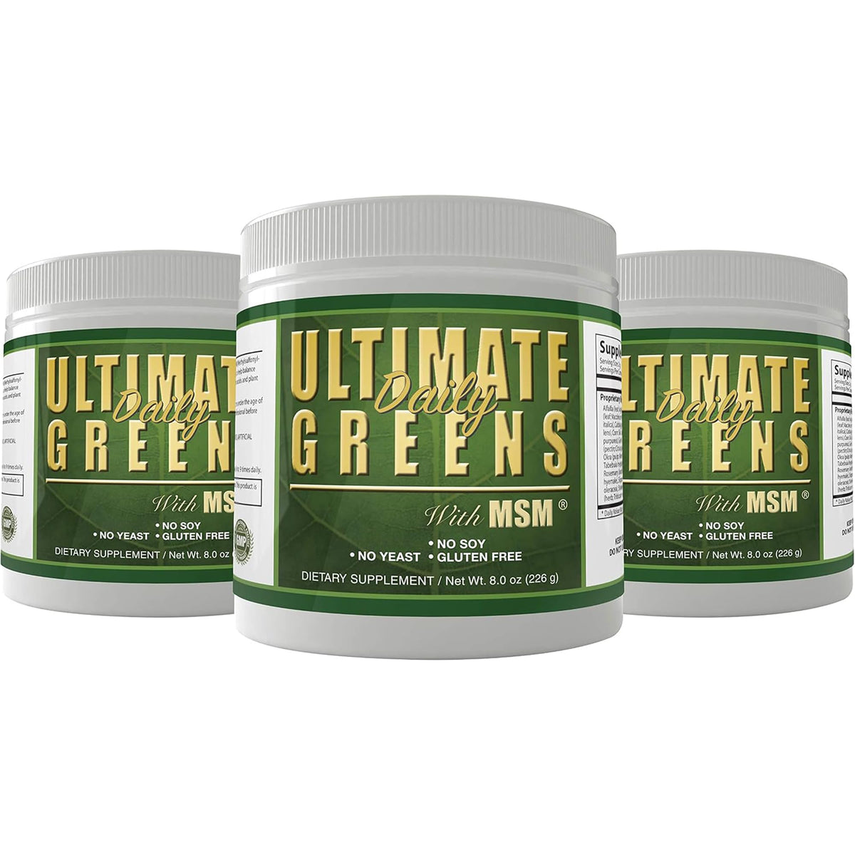 Daily Health Ultimate Greens Powder Immune Support - 3 Pack