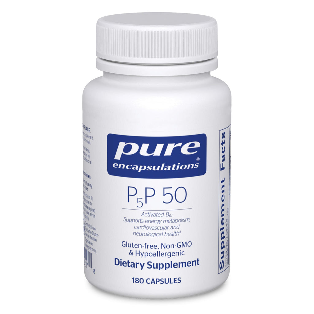 Pure Encapsulations P5P 50 Vitamin B6 - 180 Capsules
