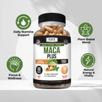 Kaya Naturals MACA Plus - Maca Root Capsules for Women and Men